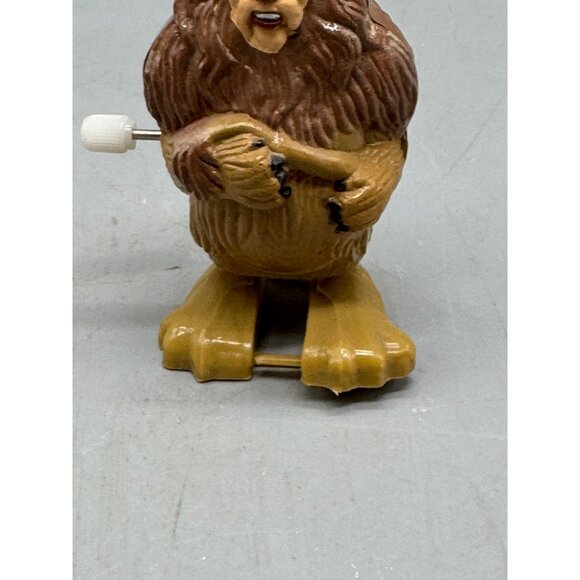 Vintage Wind-Up Tin Lion Toy With Brown Mane & Movable Parts wizard of OZ READ - Picture 6 of 13